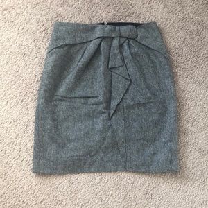 Gray Pencil Skirt